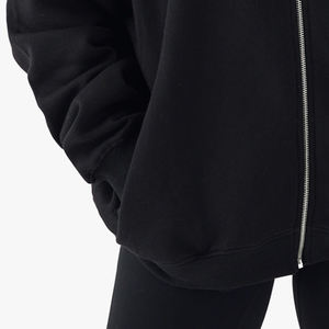 Sudadera con Capucha Extra Grande de Forro Polar para Mujer, Sudadera con Cierre de Cremallera para Invierno, Sudadera con Capucha de Forro Polar para Mujer, Suave y Cálida, Sudadera Informal para Invierno - Product Image 3