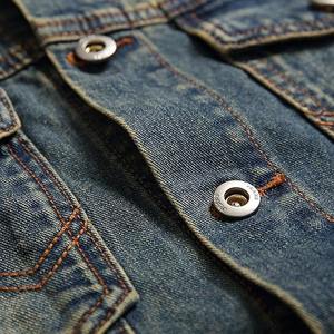 OEM Bulk Wholesale Unisex <b>Denim</b> <b>Jacket</b> High Fashion Men's Women's Print Jean <b>Jacket</b> Fur Button Plus Size Options - Product Image 4