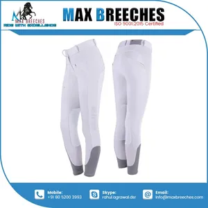 Venta al por mayor de pantalones de compresión para montar a caballo para adultos con parche en la rodilla, espinilleras, protectores de piernas para uso deportivo para hombres y mujeres - Product Image 6
