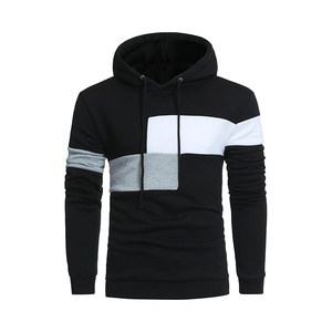 เสื้อมีฮู้ดผ้าฟลีซผสมผ้าฝ้ายหนาขนาดใหญ่แบบกำหนดเอง - Product Image 3