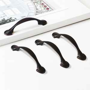 Tirador de Gabinete Curvo de Aleación de Zinc, Herraje Contemporáneo para Muebles, Ecológico, Duradero, para Cocina, Dormitorio, Sala de Estar, Comedor - Product Image 1