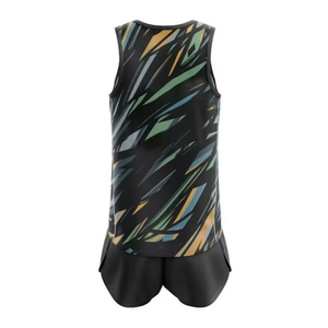 Uniforme de Atletismo sin Mangas de Color Único y Fresco, Color Atractivo, Sublimación, Fabricación en Fábrica - Product Image 5