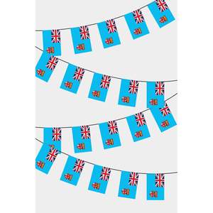 Fidji Rectangular Bunting Garland Party <b>Wall</b> <b>Decorations</b> - Product Image 1