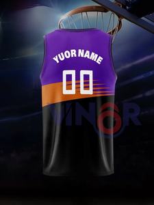 Kit de basket-ball personnalisé pour hommes, uniforme d'équipe de club de basket-ball, design par sublimation, maillot de basket-ball respirant le plus exigeant - Product Image 3
