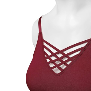 Soutien-gorge de sport Cross-Style pour femmes Gym Fitness Soutien-gorge rembourré léger gym yoga soutien-gorge - Product Image 5