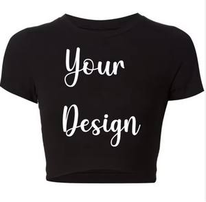 Top Corto de Alta Calidad para Mujer, Servicio OEM Personalizado, Multicolor, Fabricación Bangladesí - Product Image 3