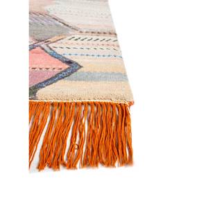 พรมไหมพรมผสมไหมไผ่สีน้ำตาลเบจ แมนชาฮ่า ลายเรขาคณิต รูปทรงสี่เหลี่ยมผืนผ้า สำหรับห้องนั่งเล่น วัยรุ่น และทางเดิน รุ่น Les-1688 - Product Image 4