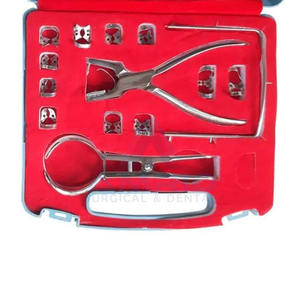Kit de Pinzas para Dique de Goma, Instrumentos Dentales de Acero Inoxidable, Fuente de Alimentación Manual de amrid surgical - Product Image 1