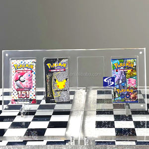 <span class=keywords><strong>Vente</strong></span> en gros d'usine SYP, présentoir de <span class=keywords><strong>cartes</strong></span> de collection Pocket Monster à 4 emplacements, en acrylique magnétique, résistant aux UV, porte-<span class=keywords><strong>cartes</strong></span> en acrylique - Product Image 3