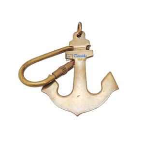 Llavero de Ancla de Latón Macizo, Anillo de Llaves Náutico Antiguo |   Artículo de Regalo de Navidad Hecho a Mano de Larga Duración por Tanishka Enterprises - Product Image 3