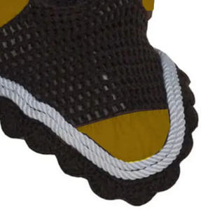 Dernière conception d'équipement équestre équin personnalisé voiles de mouches de cheval Bonnets d'oreille en maille souple de haute qualité pour les produits d'équitation - Product Image 3