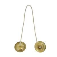 Handmade High Quality Percussion Instrument-Sound Therapy Gong Brass Pair-Indian Musical Instrument 3cm Diameter