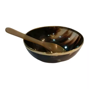 Bols populaires avec coquille en corne naturelle-Idéal pour la vaisselle à dessert et le plateau de fruits secs (exportés par Falah International.Co) - Product Image 1