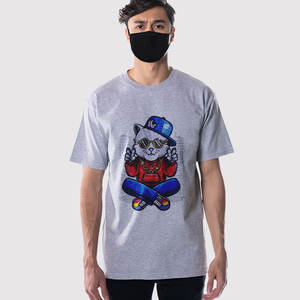 High Quality 100% Cotton Summer Custom Logo <b>Silk</b> Screen Printed Short Sleeve T-<b>shirt</b> For <b>Men</b> Blank Plain Premium Cotton Knitted - Product Image 1