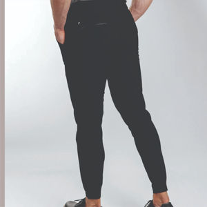 กางเกงวอร์มผ้าฝ้ายเอวสูงของผู้ชายกางเกงวิ่งขายาวผ้า100% ลำลองแบบหลวมมีกระเป๋าโลโก้ออกแบบได้ตามต้องการ - Product Image 6