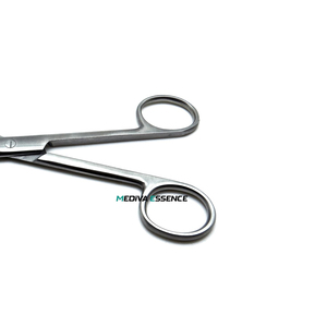 Tijeras de vendaje médico profesional de acero inoxidable de forma curva Lister de enfermería Manual esencial para uso quirúrgico Mediva - Product Image 5