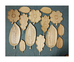 Vietnam personnalisé pas cher Pizza vaisselle cuisine Dessert assiette assiettes en bois pour la nourriture - Product Image 2