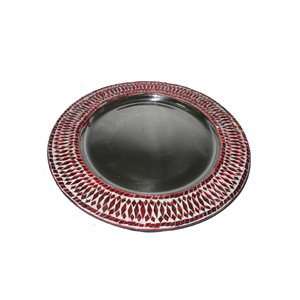 Elegant Quality Unique Charger Plate Rounded Antique Design Luxury Iron and Brass Kitchen Tabletop Designer <b>Dinnerware</b> <b>Set</b> - Product Image 4