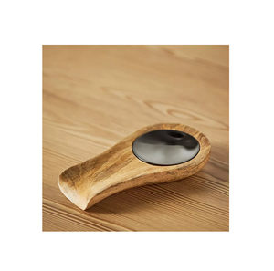 Utensilios de cocina de madera con soporte de teca natural con soporte para cuchara para mesa de comedor de tamaño personalizado - Product Image 5