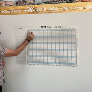 2025 tái sử dụng bền Polystyrene tĩnh điện hàng năm khô-xóa bảng trắng bảng từ thủy tinh gỗ tĩnh hàng năm - Product Image 2