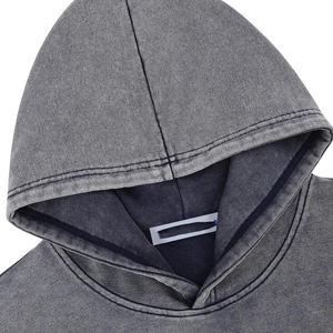 Nouveaux sweats à capuche personnalisés avec logo délavé à l'acide, 100% coton, hiver, écologiques, coupe-vent, séchage rapide, couleur et design personnalisés - Product Image 3