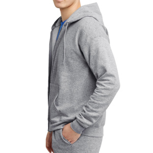 Sudaderas con Capucha Unisex de 400 Gsm con Logotipo Personalizado OEM, Sudaderas de 350 Gsm con Logotipo Bordado, Cierre de Cremallera, Felpa, Poliéster/Algodón - Product Image 3
