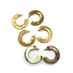 Pendientes de Cuerno de Búfalo Natural, Estilo Vintage, Tamaño Personalizado, Hechos a Mano, Artesanía Natural, Joyería para Mujer Más Vendida, Artesanías Naturales - Product Image 3