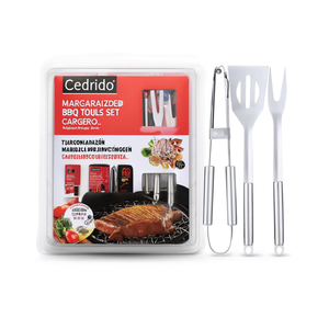 Set di Utensili per Barbecue Personalizzabili Cedrino, Accessori per Grigliate Personalizzabili - Product Image 3