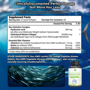 Gélules de collagène marin personnalisées : Améliore le teint, réduit les rides, supplément d'acide hyaluronique - Product Image 4