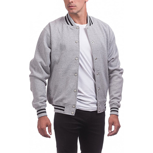 Gran oferta 2025, chaqueta Varsity de manga larga para hombre, cómoda, Material Premium de lana, cuello levantado, diseño largo y fino para mujer - Product Image 6