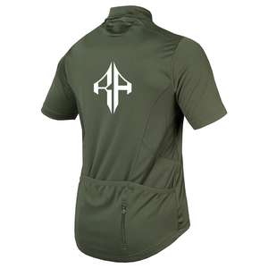 Nuevas camisetas de ciclismo en blanco para hombre con media cremallera a la moda, Material de poliéster 100%, logotipo personalizado de alta calidad Premium para hombre - Product Image 4