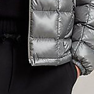 Latest 2025 Best Quality Promotional Fashion Shiny Winter High Quality Hooded Men Puffer Bubble Jacket Customizable Front - Product Image 3