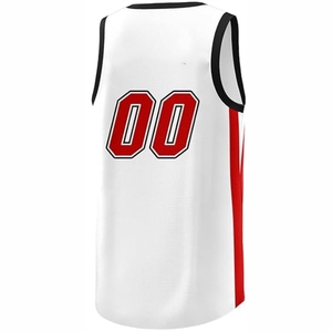 2025 nouveau maillot de basket-ball pour hommes coupe ample 100% coton/Polyester T-Shirt avec impression numérique sans manches respirant et séchage rapide - Product Image 2