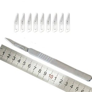 Venta al por mayor instrumento quirúrgico básico bisturís de hospital de alta calidad fuente de alimentación manual soporte de aguja de acero inoxidable bisturí - Product Image 2