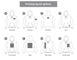 เสื้อกันหนาวผ้าฝ้าย260GSM ผ้าโพลีเอสเตอร์สำหรับผู้ชายพิมพ์ลายผ้าโพลีเอสเตอร์ HG9 0.1ตัวอย่างฟรี - Product Image 6