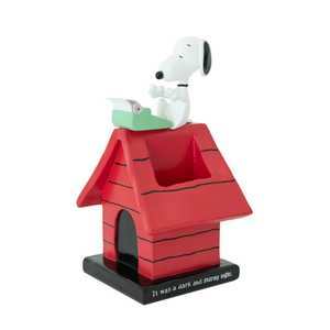 Portalápices 3D de Snoopy con Máquina de Escribir, Material de PVC, Acrílico y Plástico, Diseño Cuadrado - Product Image 2