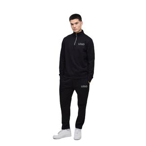 เครื่องแต่งกายแนวสตรีทของผู้ชายใหม่เสื้อฮิปฮอปยูนิเซ็กส์โอเวอร์ไซส์แบบซิปมีฮู้ดและชุดวิ่งแบบบานออกเองโลโก้กล่องใส่ได้ - Product Image 4