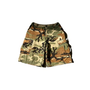 2026 New Custom Solid Elastic Waist Casual Cargo Shorts Men Oversized Baggy Knee Length Multi Pocket Canvas Quick Dry 100% Nylon - Product Image 3