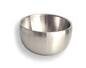 Tazón DE SERVICIO DE ACERO INOXIDABLE liso Diseño elegante de tazón de servicio de alta exigencia Tazón de comida de acero inoxidable elegante - Product Image 6