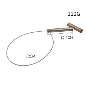 Poste de sujeción para cerdos de 18 pulgadas de grado agrícola cromado con sistema de bloqueo seguro y fácil agarre - Product Image 5