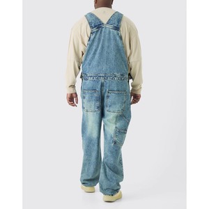 Custom <b>Men</b> Printed <b>Dungarees</b> OEM Supplier Pakistan Unique Overall Designs for Young Fashion Conscious Streetwear - Product Image 4