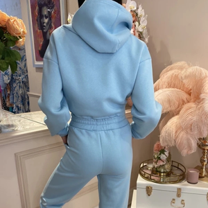 Survêtement de jogging pour femme en coton polaire et polyester confortable de haute qualité - Product Image 5