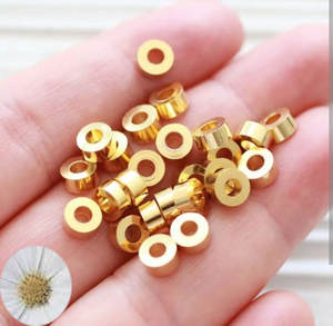 Mejor Precio para Cuentas Ovaladas de 10 mm Chapadas en Oro y Plata, Ideales para la Creación de Joyería, Conectores y Componentes - Product Image 5