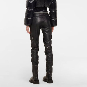 Pantalons en cuir pour femmes de bonne qualité à prix raisonnable, nouveau design, prix bas, pantalons en cuir pour femmes - Product Image 3