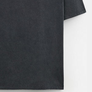 Camiseta de calle de gran tamaño personalizada para hombre, camisetas gruesas 100% de algodón con hombros caídos, camiseta de talla grande de 250GSM para hombre - Product Image 5