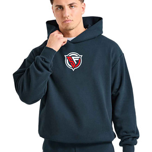 Sweat à capuche Hip Hop Vintage personnalisé pour hommes, hiver, coton, polaire, poids lourd, coupe régulière, poche, sweat-shirt imprimé imperméable 100% - Product Image 3