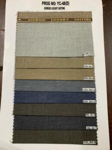 Tela de traje de viscosa polivinílica de alta demanda de 58mm de ancho teñido liso para niños prendas de hombre tela de buena calidad para vestido de mujer - Product Image 5