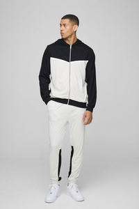 Survêtement décontracté pour homme en tissu confortable, collection 2025, avec fermeture éclair intégrale et manches longues – Vente en gros au meilleur prix - Product Image 4