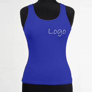 Unisex <b>Navy</b> Blue White Customized Color <b>Women's</b> <b>Tank</b> <b>Top</b> with Stripe Custom Logo Casual Style Wholesale Price Custom Packaging - Product Image 1