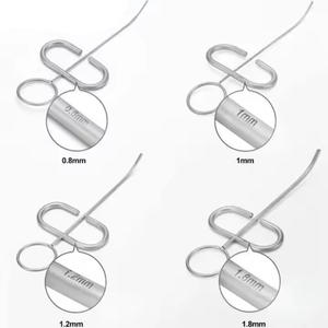 Jeringa de injerto de polvo de hueso Dental, aplicador de enchufe MTA de acero inoxidable, portador de inyector Manual, tamaños de cabeza curva ENGR Clase III - Product Image 5